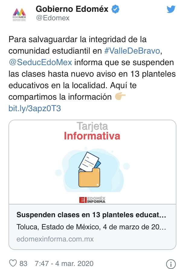 Suspenden clases 
